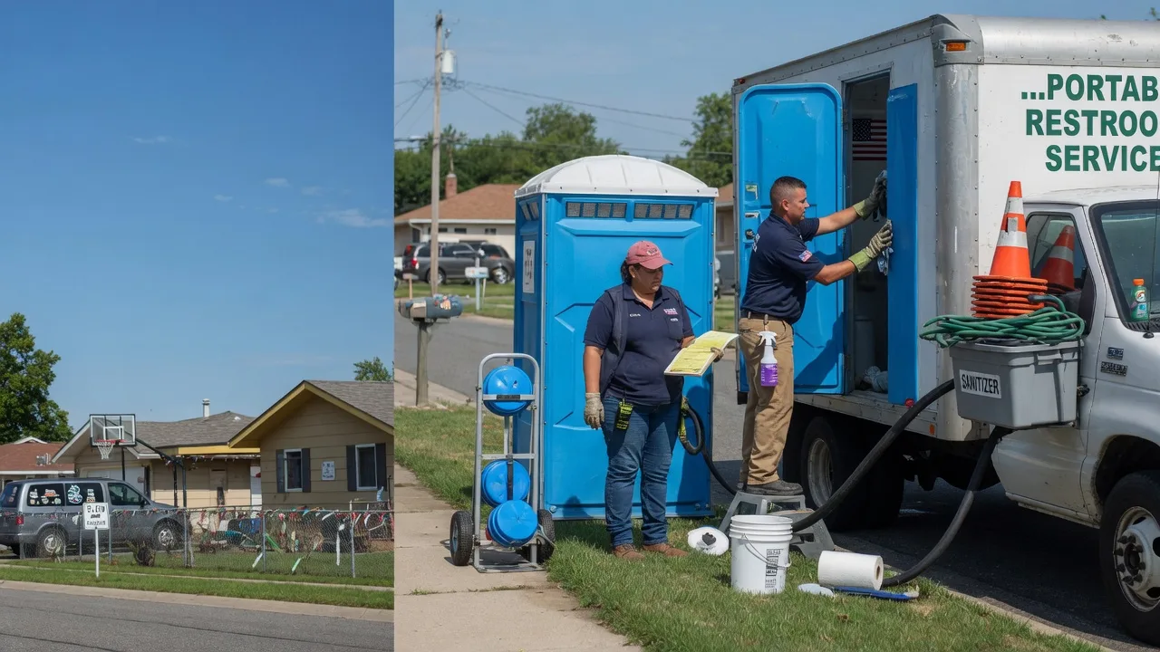 Portable Toilet Rental in Elmo, MO near me
